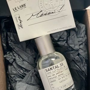 LE LABO SANTAL 33 50ml 1.7 Fl. oz. Only used twice.